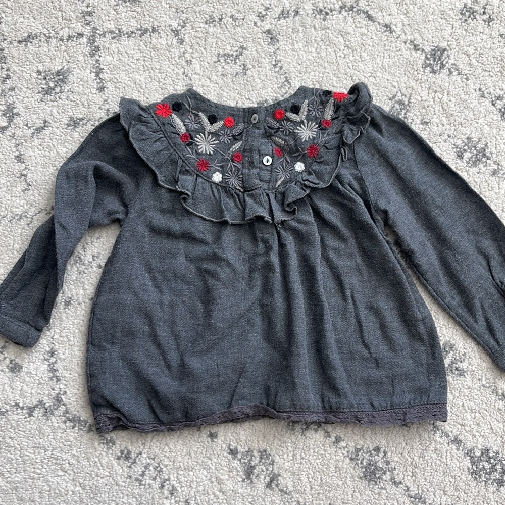 Zara Embroidered Top - Picture 3 of 4